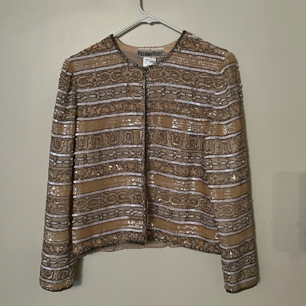 Vintage~beaded jacket